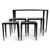 Home & Living Salt&Pepper | Side Table 5 Pieces Black Duro