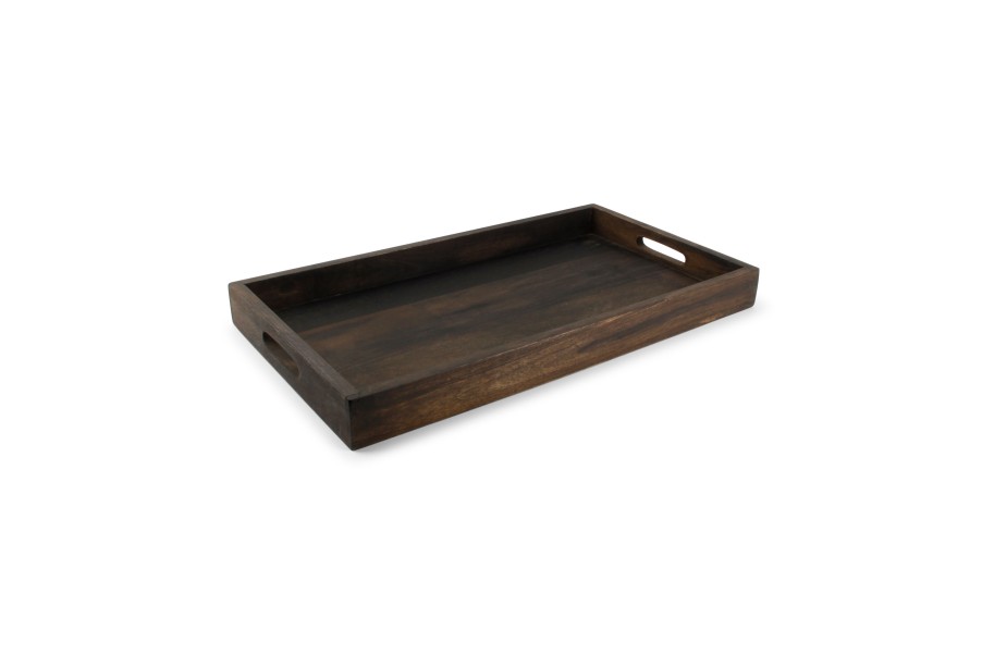 Table & Dining Salt&Pepper | Serving Tray 55X30Xh5Cm Wood Black Rural