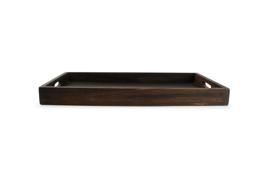 Table & Dining Salt&Pepper | Serving Tray 55X30Xh5Cm Wood Black Rural