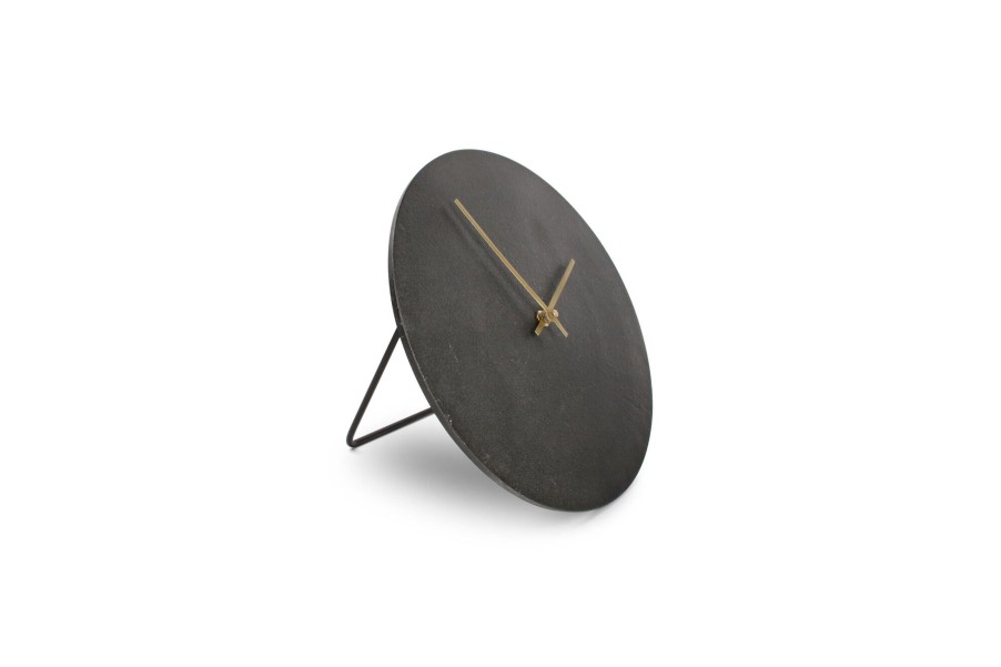 Home & Living Salt&Pepper | Table Clock 20Cm Black Zone