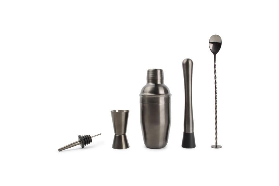 Gifts Salt&Pepper | Cocktail Set 7 Pieces Black Bar