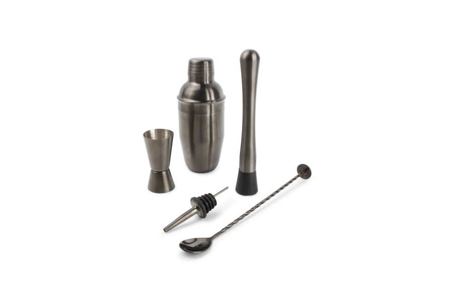 Gifts Salt&Pepper | Cocktail Set 7 Pieces Black Bar