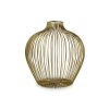 Home & Living Salt&Pepper | Vase 37Xh37Cm Gold Wire Bulbo