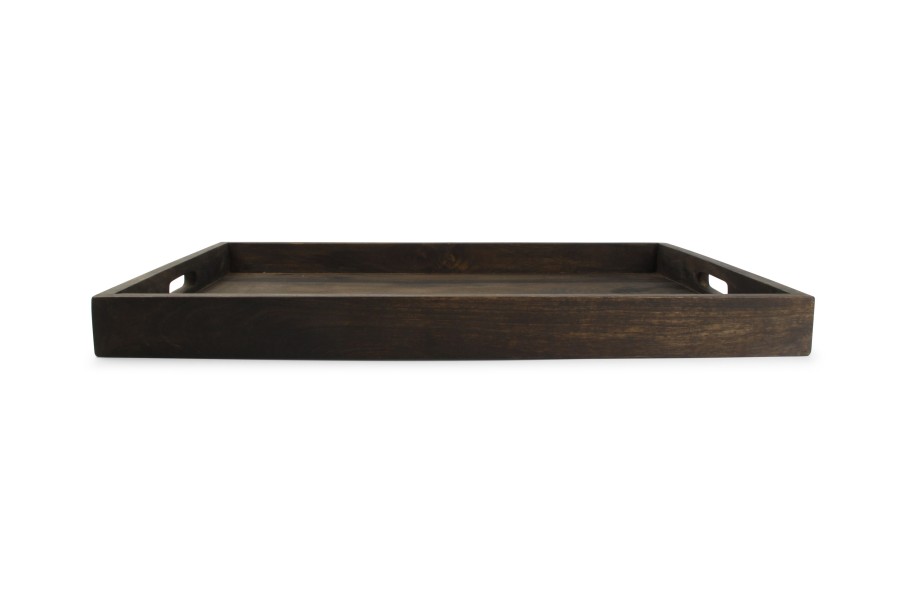 Table & Dining Salt&Pepper | Serving Tray 60X40Xh5Cm Wood Black Rural