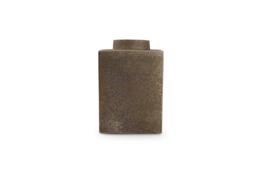 Home & Living Salt&Pepper | Vase 15,5Xh23Cm Rusty Cube