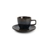 Coffee & Tea Salt&Pepper | Mocha Cup 9,5Cl And Saucer 11,5Cm Sapphire Mielo