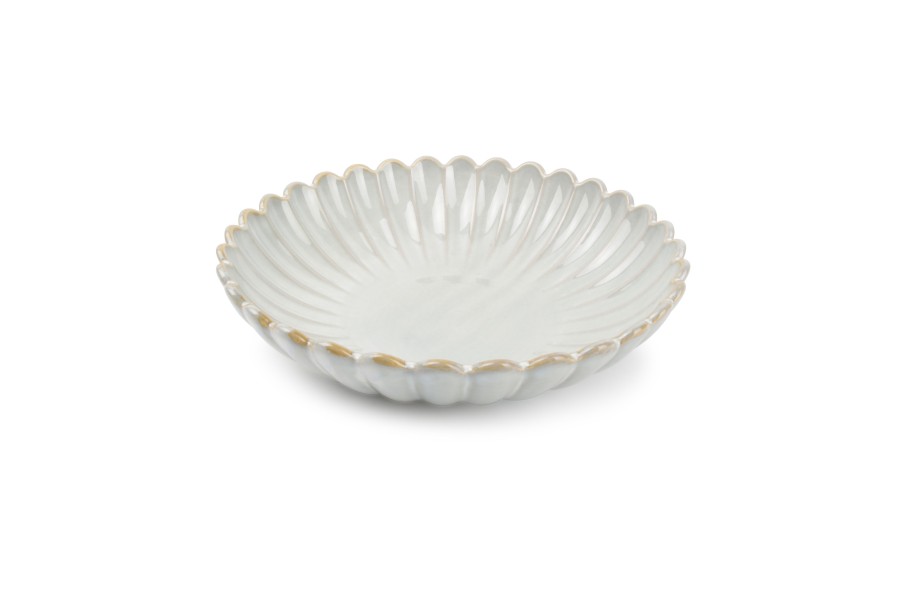 Table & Dining Salt&Pepper | Deep Plate 22Xh5Cm Nuance White Lotus