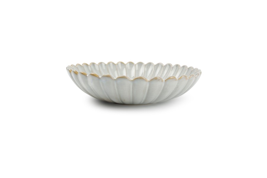 Table & Dining Salt&Pepper | Deep Plate 22Xh5Cm Nuance White Lotus