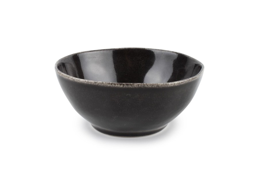 Table & Dining Salt&Pepper | Bowl 17Xh7,5Cm Black Artisan