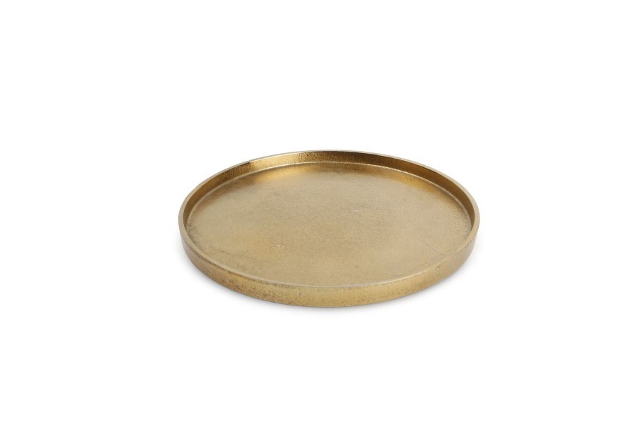 Home & Living Salt&Pepper | Decorative Dish 25Xh1,5Cm Gold Palace