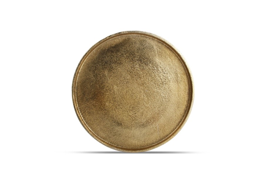 Home & Living Salt&Pepper | Decorative Dish 25Xh1,5Cm Gold Palace