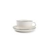 Coffee & Tea Salt&Pepper | Cup 22Cl And Saucer White Studio Base