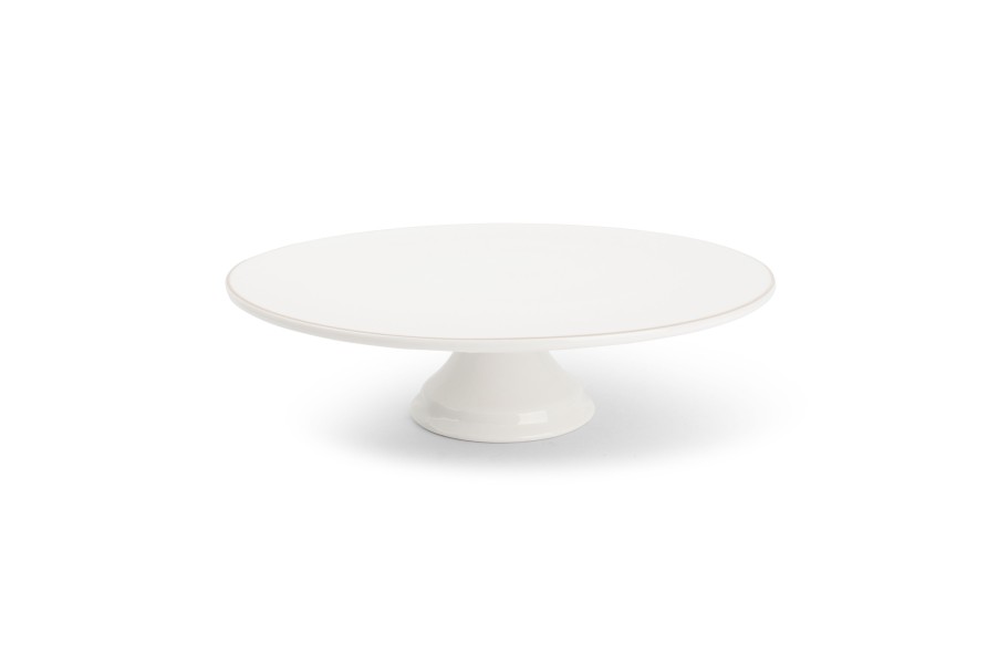 Table & Dining Salt&Pepper | Cake Stand 32Cm With Golden Rim Era