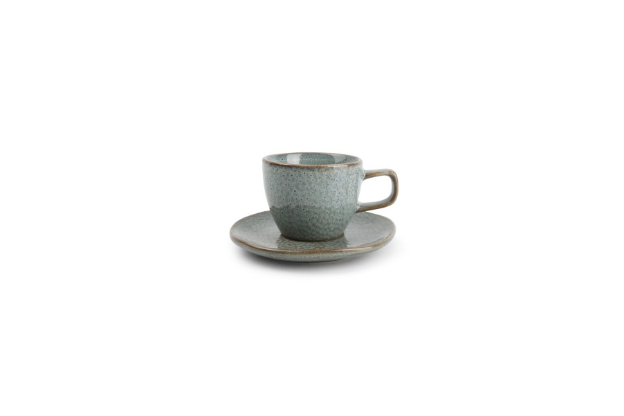 Coffee & Tea Salt&Pepper | Mocha Cup 9,5Cl And Saucer 11,5Cm Lagoon Mielo