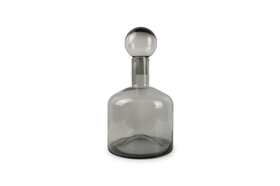 Home & Living Salt&Pepper | Vase With Lid 22Xh40,5Cm Grey Fera