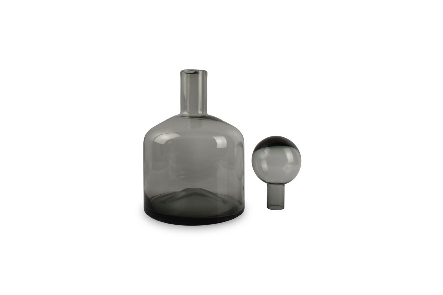 Home & Living Salt&Pepper | Vase With Lid 22Xh40,5Cm Grey Fera