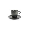 Coffee & Tea Salt&Pepper | Cup 18Cl And Saucer Green/Blue Stitch