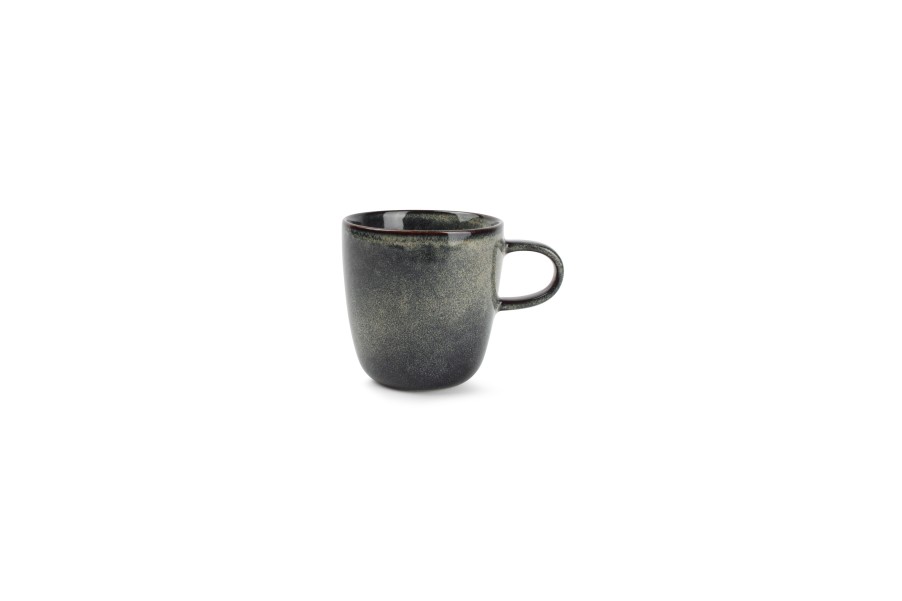 Coffee & Tea Salt&Pepper | Cup 18Cl And Saucer Green/Blue Stitch