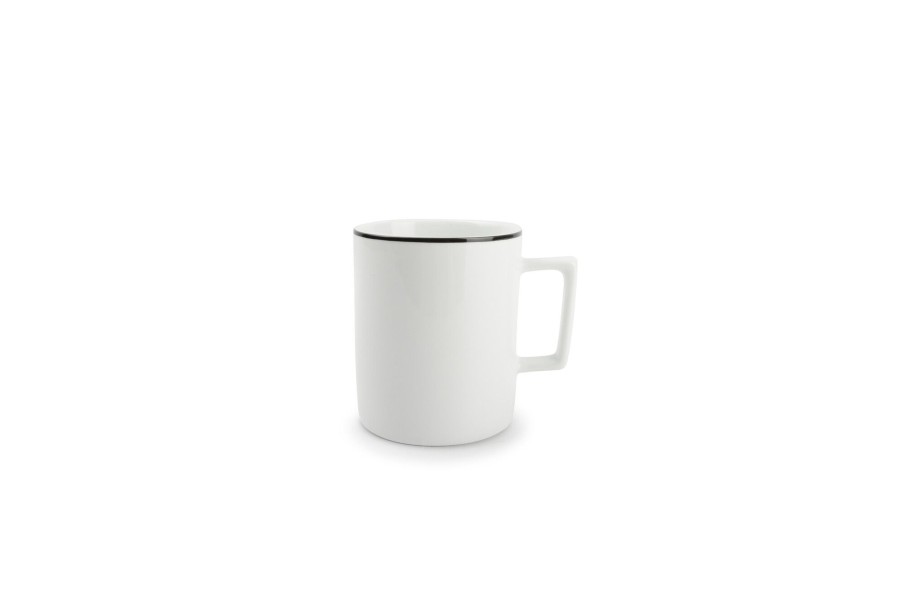 Coffee & Tea Salt&Pepper | Mug 37Cl White Contour - Set/4