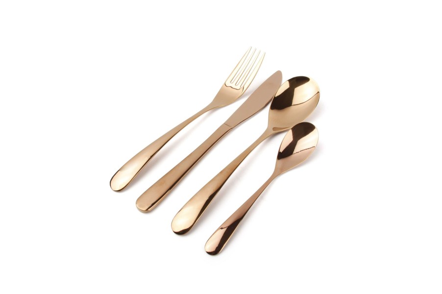 Table & Dining Salt&Pepper | Cutlery Set 24 Pieces Copper Viva