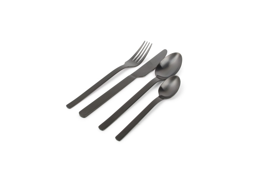 Table & Dining Salt&Pepper | Cutlery Set 24 Pieces Matte Black Supreme