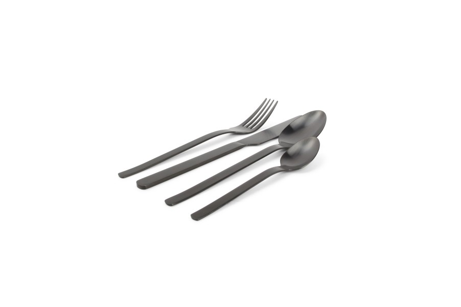 Table & Dining Salt&Pepper | Cutlery Set 24 Pieces Matte Black Supreme