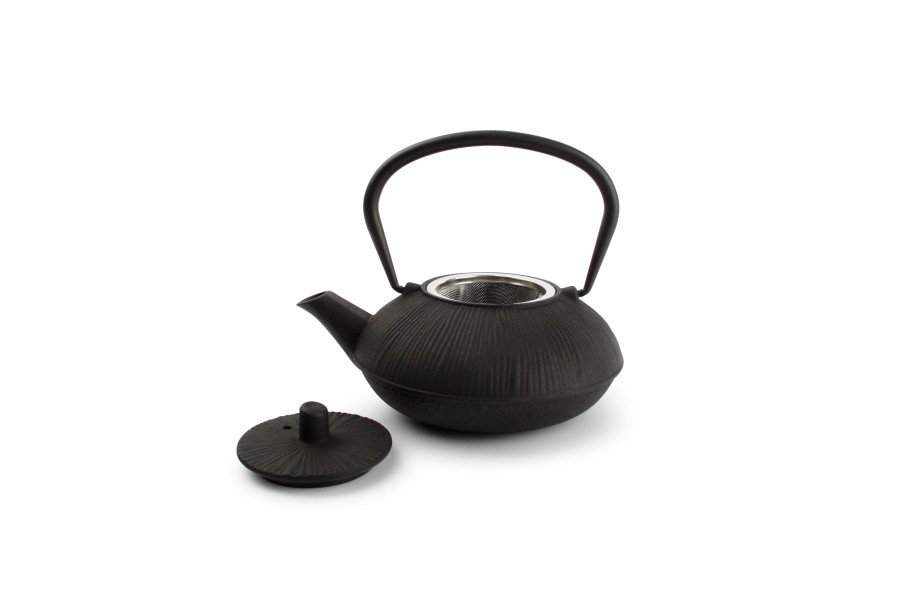 Coffee & Tea Salt&Pepper | Teapot 50Cl Stripes Black My Tea