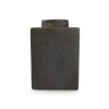 Home & Living Salt&Pepper | Vase 18,5Xh28Cm Anthracite Cube