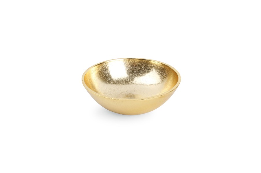 Home & Living Salt&Pepper | Decorative Dish 15Xh5Cm Gold Favo