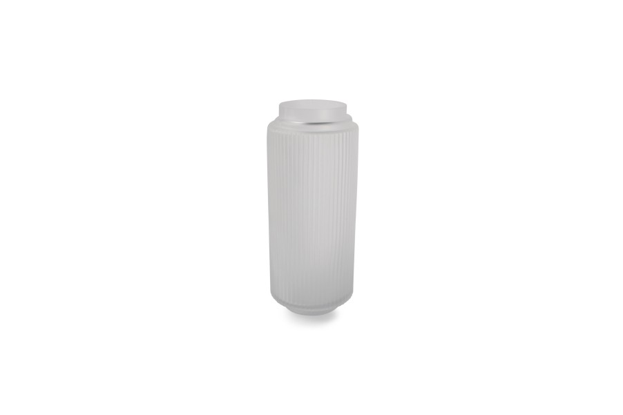 Home & Living Salt&Pepper | Vase 12Xh29Cm Matte White Ribble