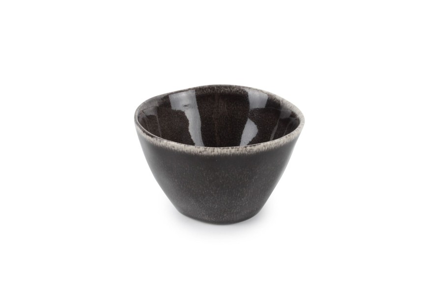 Table & Dining Salt&Pepper | Bowl 10,5Xh6,5Cm Black Artisan