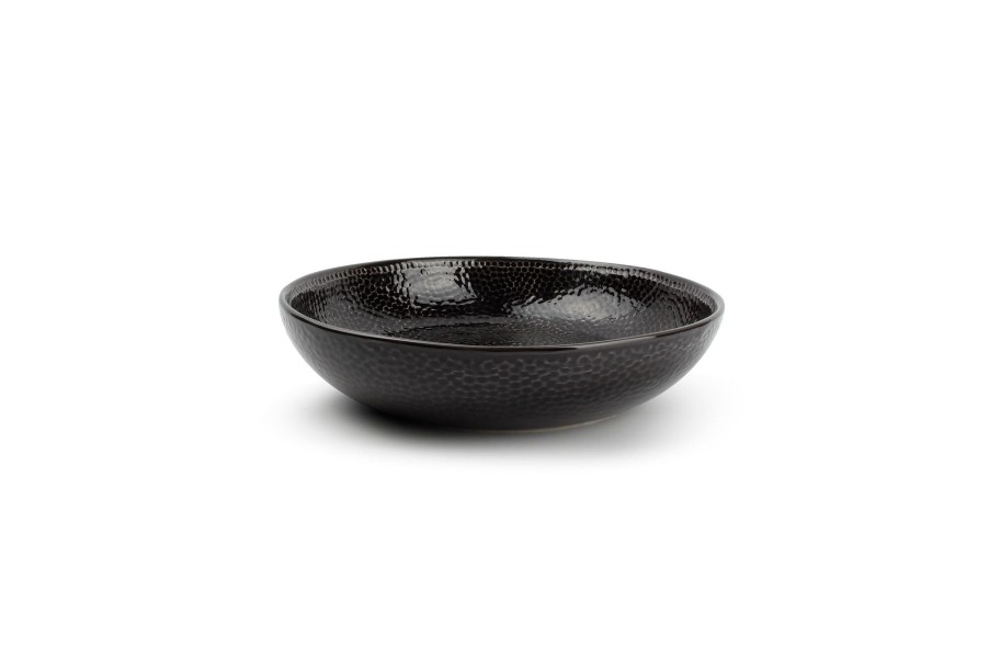 Table & Dining Salt&Pepper | Deep Plate 21,5Xh5Cm Black Mielo