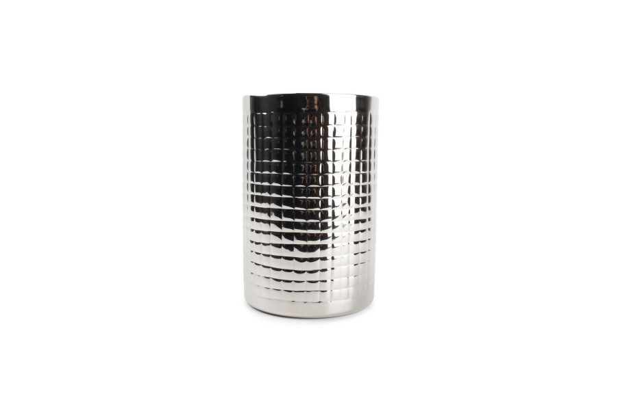 Drink & Bar Salt&Pepper | Wine Cooler 12Xh18,5Cm Pattern Silver Bar