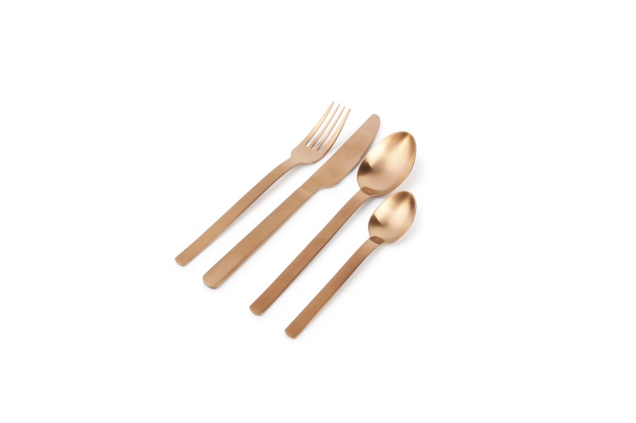 Table & Dining Salt&Pepper | Cutlery Set 24 Pieces Matte Rose Gold Supreme