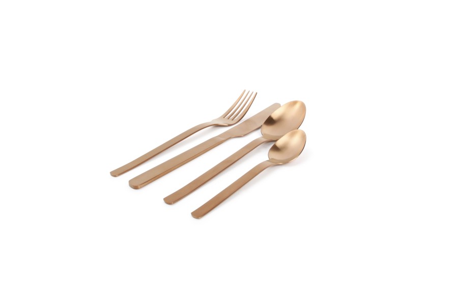 Table & Dining Salt&Pepper | Cutlery Set 24 Pieces Matte Rose Gold Supreme