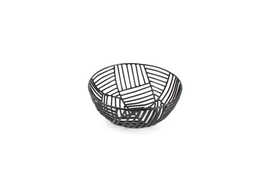 Home & Living Salt&Pepper | Wire Basket 15Xh6,5Cm Black Tero