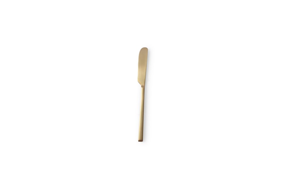 Table & Dining Salt&Pepper | Butter Knife Matte Gold Terno - Set/6