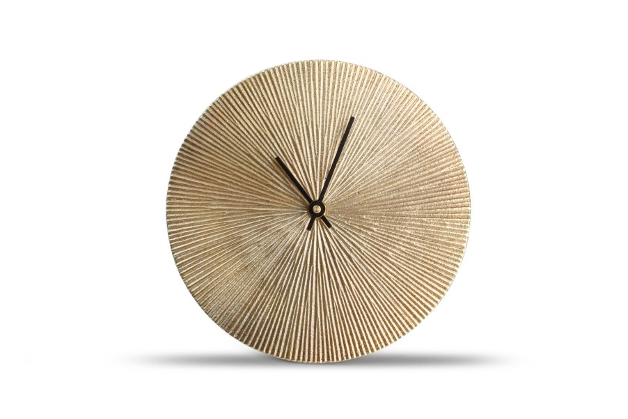 Home & Living Salt&Pepper | Table Clock 26Cm Gold Ribble Zone