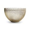 Home & Living Salt&Pepper | Wire Basket 30Xh18Cm Gold Twisted Iris