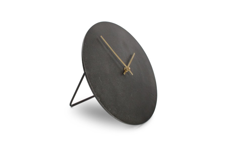 Home & Living Salt&Pepper | Table Clock 26Cm Black Zone