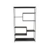 Home & Living Salt&Pepper | Open Closet 120X40Xh200Cm Black Industria Steps