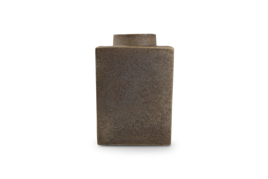 Home & Living Salt&Pepper | Vase 18,5Xh28Cm Rusty Cube