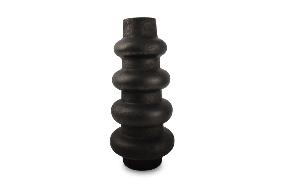 Home & Living Salt&Pepper | Vase 22Xh49Cm Anthracite Tubo