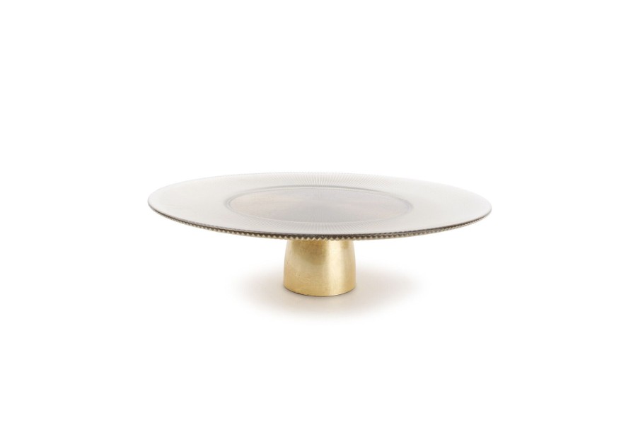 Table & Dining Salt&Pepper | Cake Stand 33Xh10Cm Gold Glint