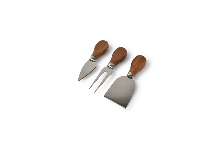 Kitchen & Cooking Salt&Pepper | Cheese Knive Set 3 Pieces Wood Fromage