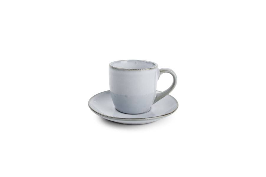 Coffee & Tea Salt&Pepper | Cup 22Cl And Saucer Blue Artisan