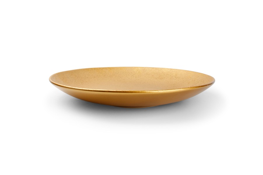 Home & Living Salt&Pepper | Decorative Dish 44Cm Gold Bullet