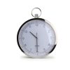 Home & Living Salt&Pepper | Clock 38Cm Stopwatch Style Silver Zone