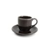 Coffee & Tea Salt&Pepper | Cup 22Cl And Saucer Black Artisan