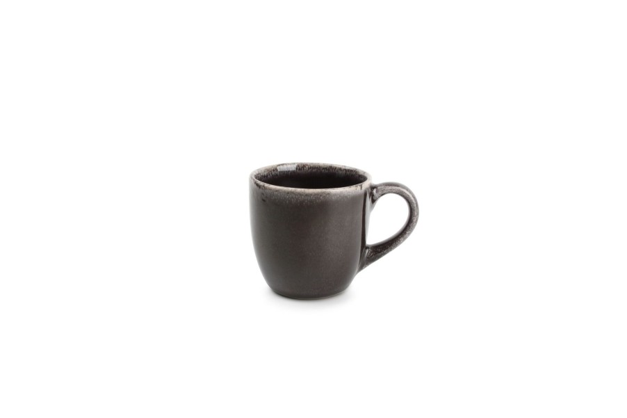 Coffee & Tea Salt&Pepper | Cup 22Cl And Saucer Black Artisan